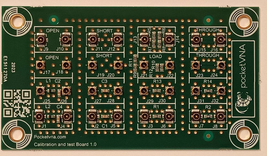 U.FL calibration kit and test board